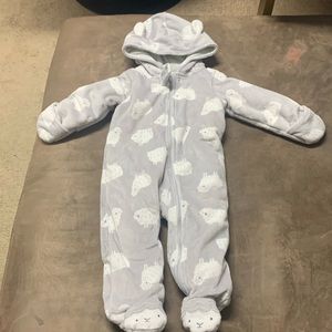 Carter 9M Hooded Sheep Romper
